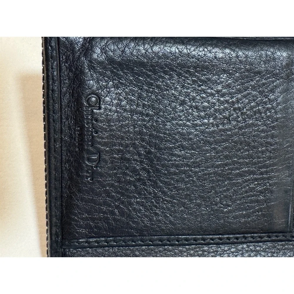 Christian Dior Indigo Denim Wallet Purse Authentic BM - 1011
